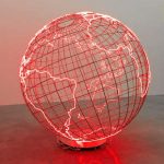 Mona Hatoum, Hot Spot; Courtesy of the Rennie Collection, Vancouver. Photo by SITE Photography