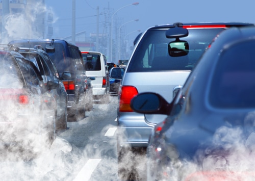 city ​​car pollution