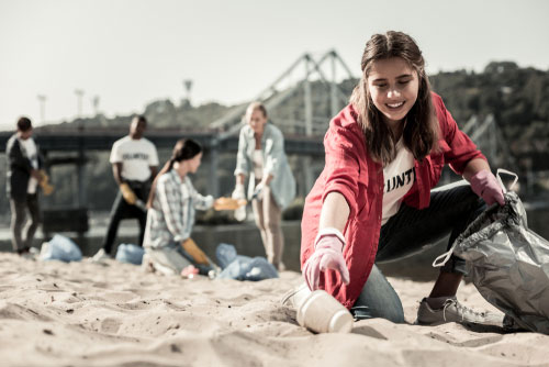 ocean protection beach clean up