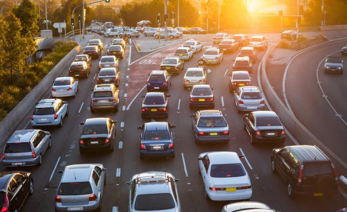 Embouteillage pollution