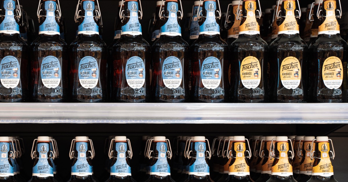 Fischer® invite les alsaciens à (re)découvrir ses bières dans des bouteilles consignées et réemployables