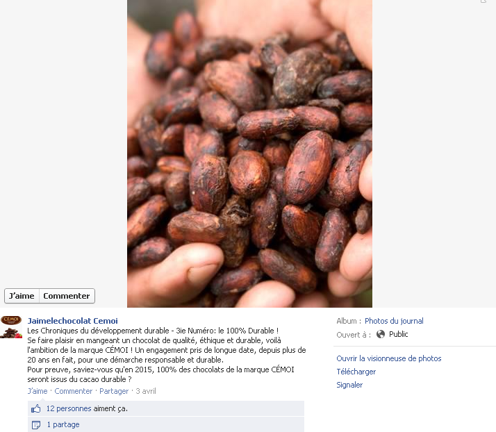 cacao responsable cemoi développement durable