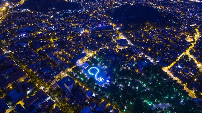 2nd Prize Winner – Popular Prizes : Plovidv by night, Bulgaria by Ice Fire.