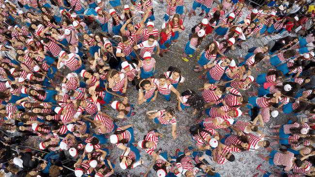 1st Prize Winner – Category Dronies : Where’s Wally, Limassol Carnaval, Cyprus by FlyovermediaCy.
