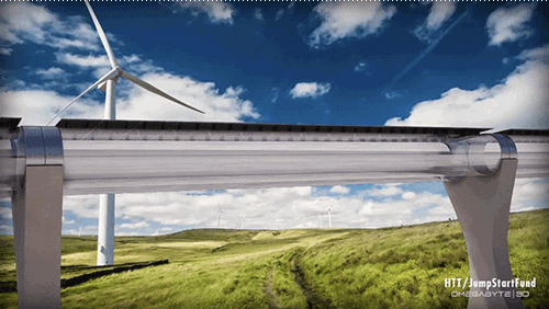 Hyperloop in action HTT animation